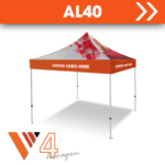 AL40 hexagon aluminum frame tent