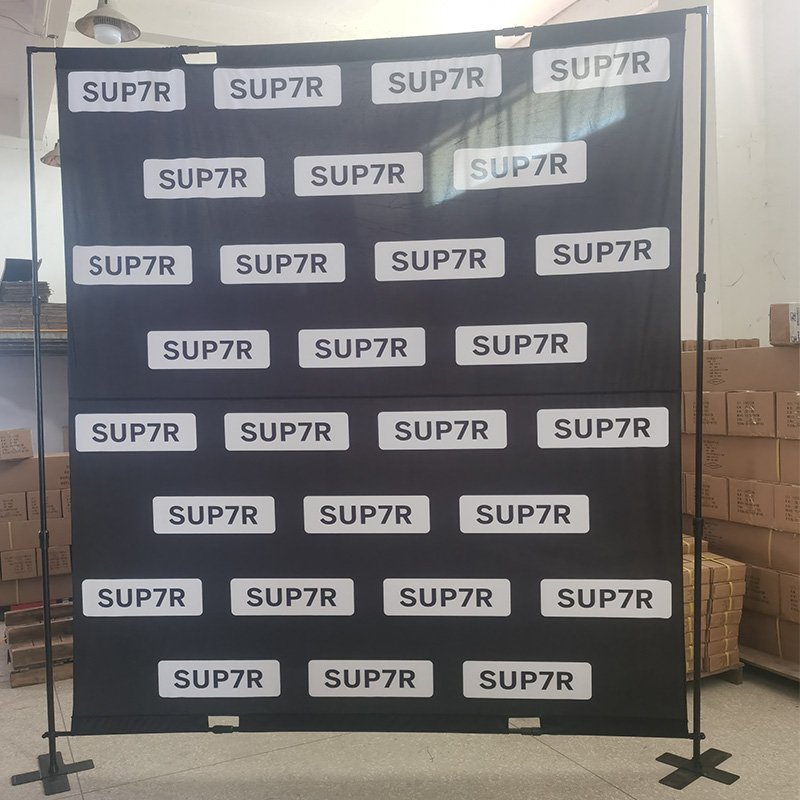 curtain stand backdrop