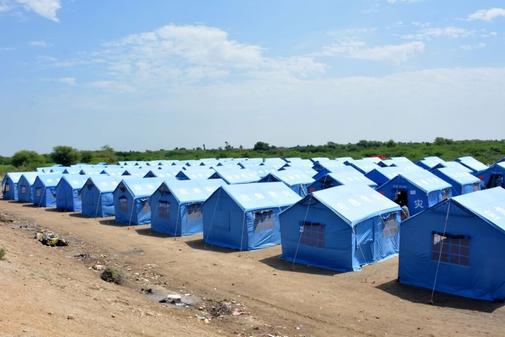 Disaster relief tent manufacturer