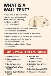 wall tent factory