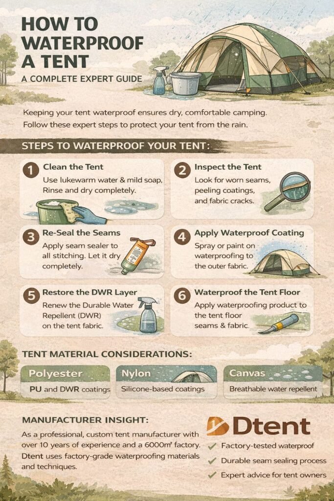 How to Waterproof a Tent: The Complete Expert Guide for Long-Lasting Protection