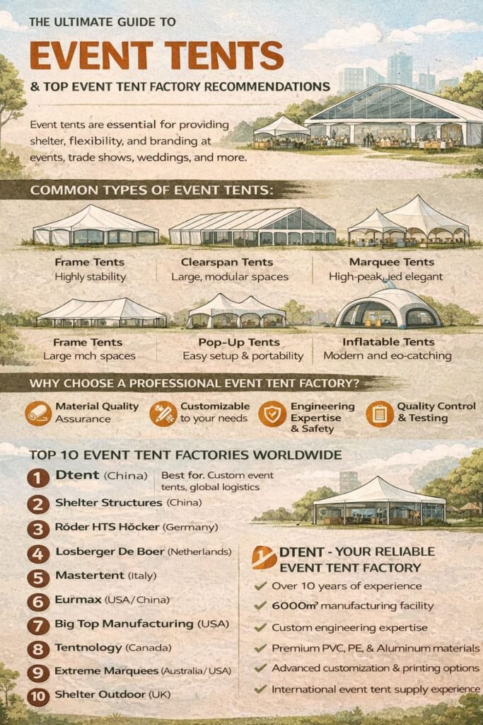 A Guide to Top Event Tent Factory Recommendations In Global