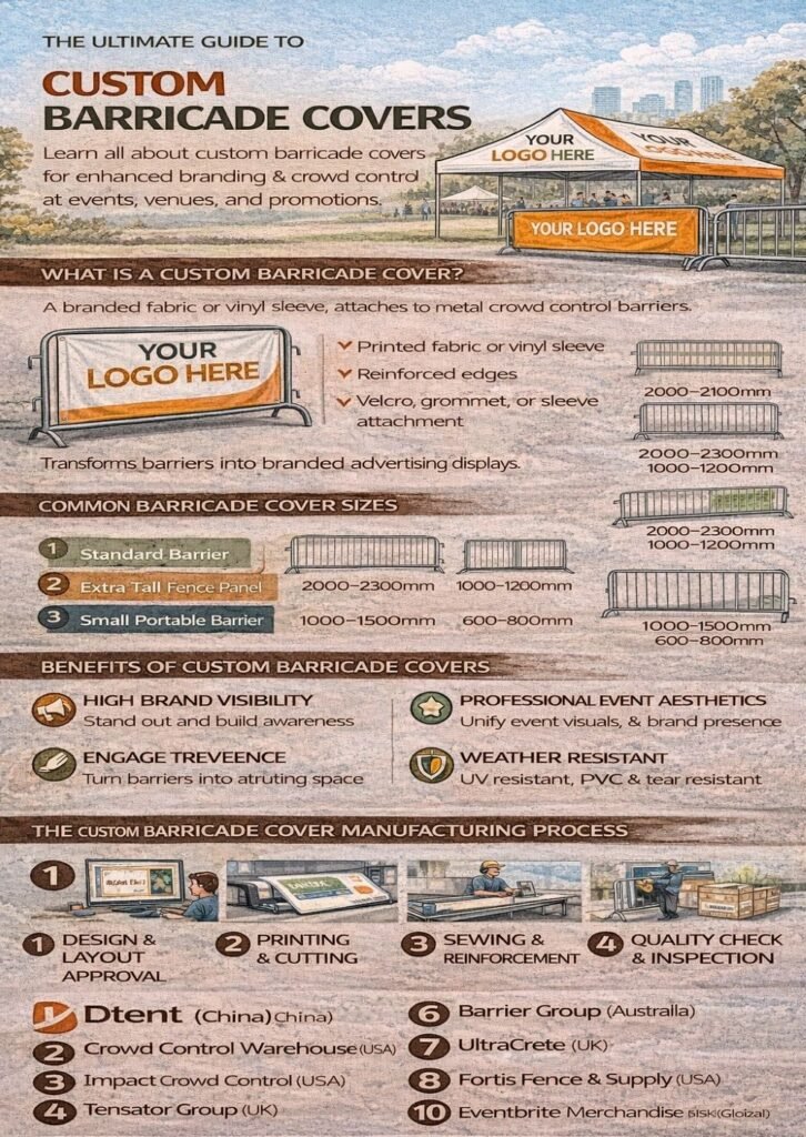 The Ultimate Guide to Custom Barricade Cover: Design, Materials, Manufacturing