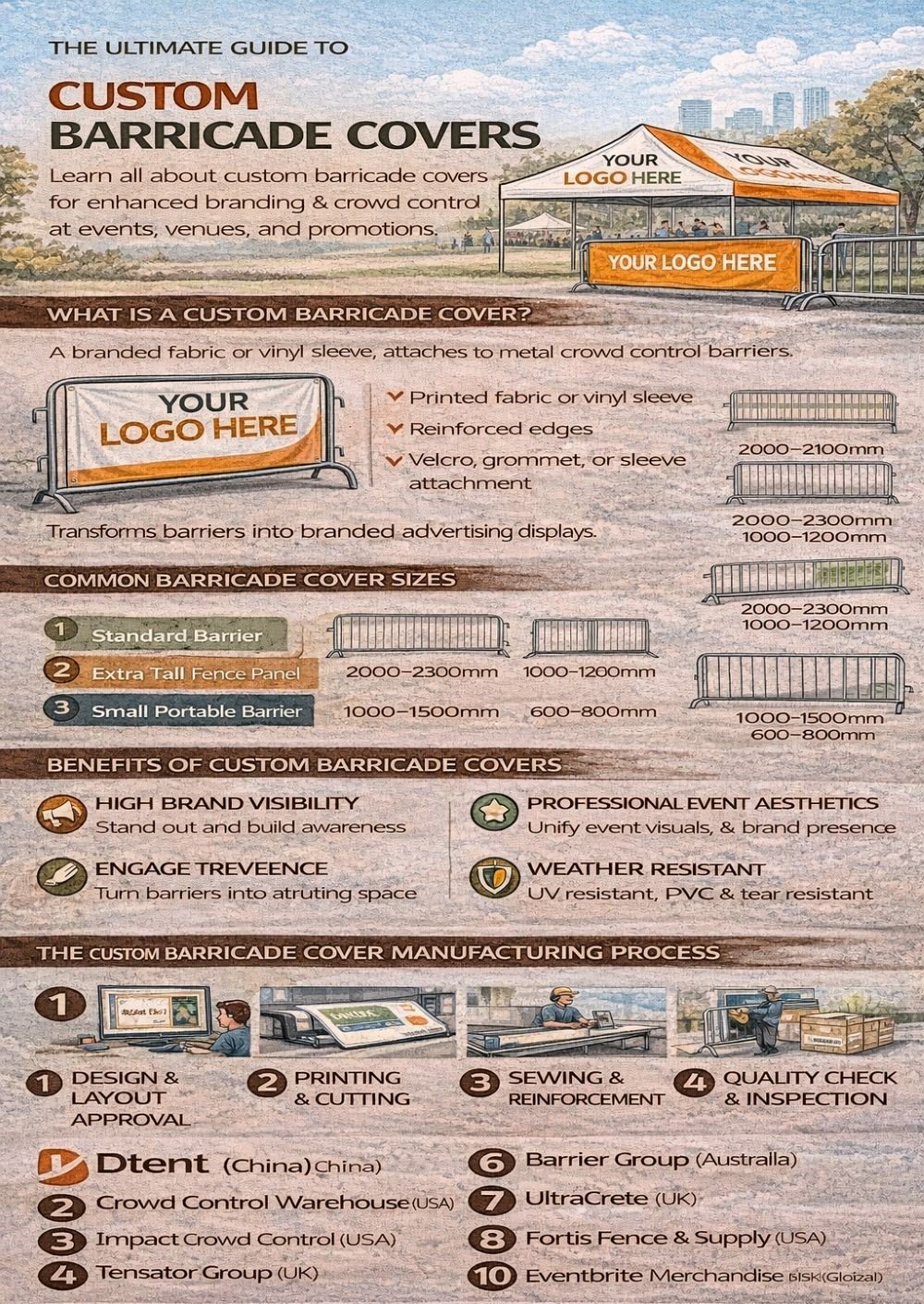 Custom Barricade Cover