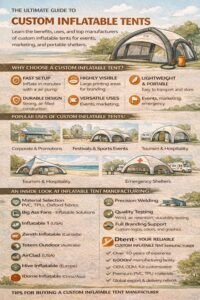 custom inflatable tent