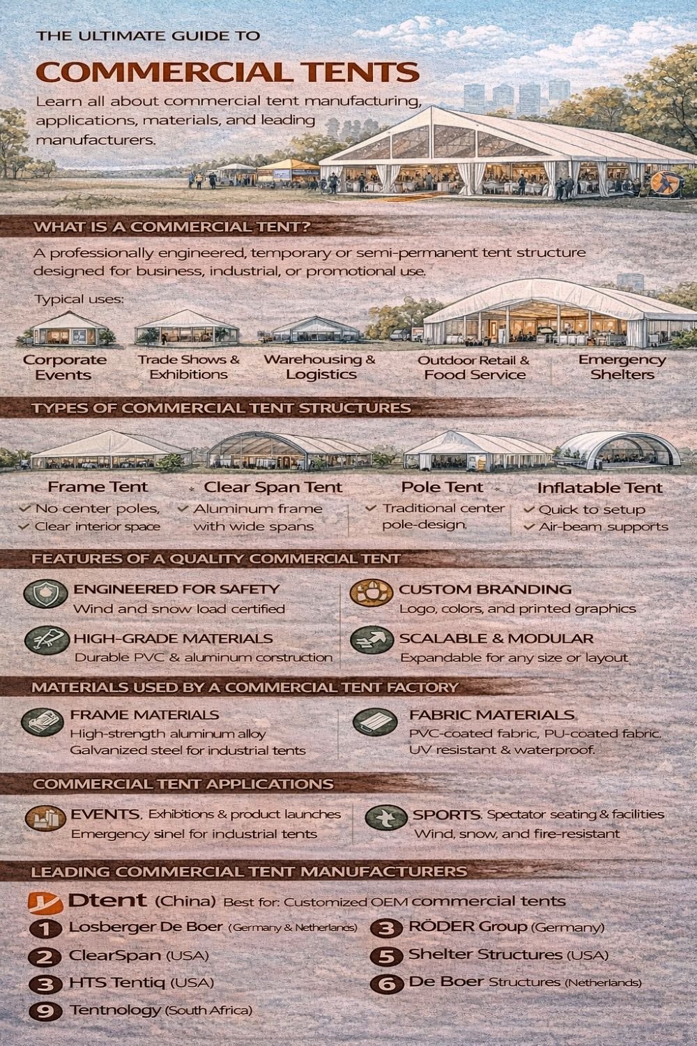 Commercial Tent: The Complete Guide to Tent Manufacturers