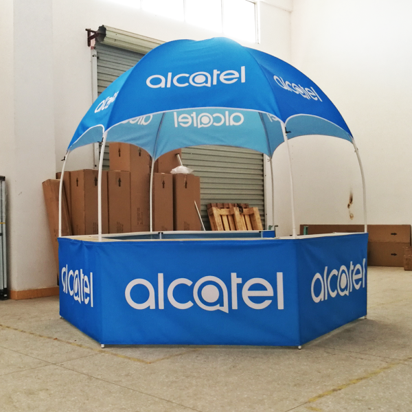 kiosk dome tent printing